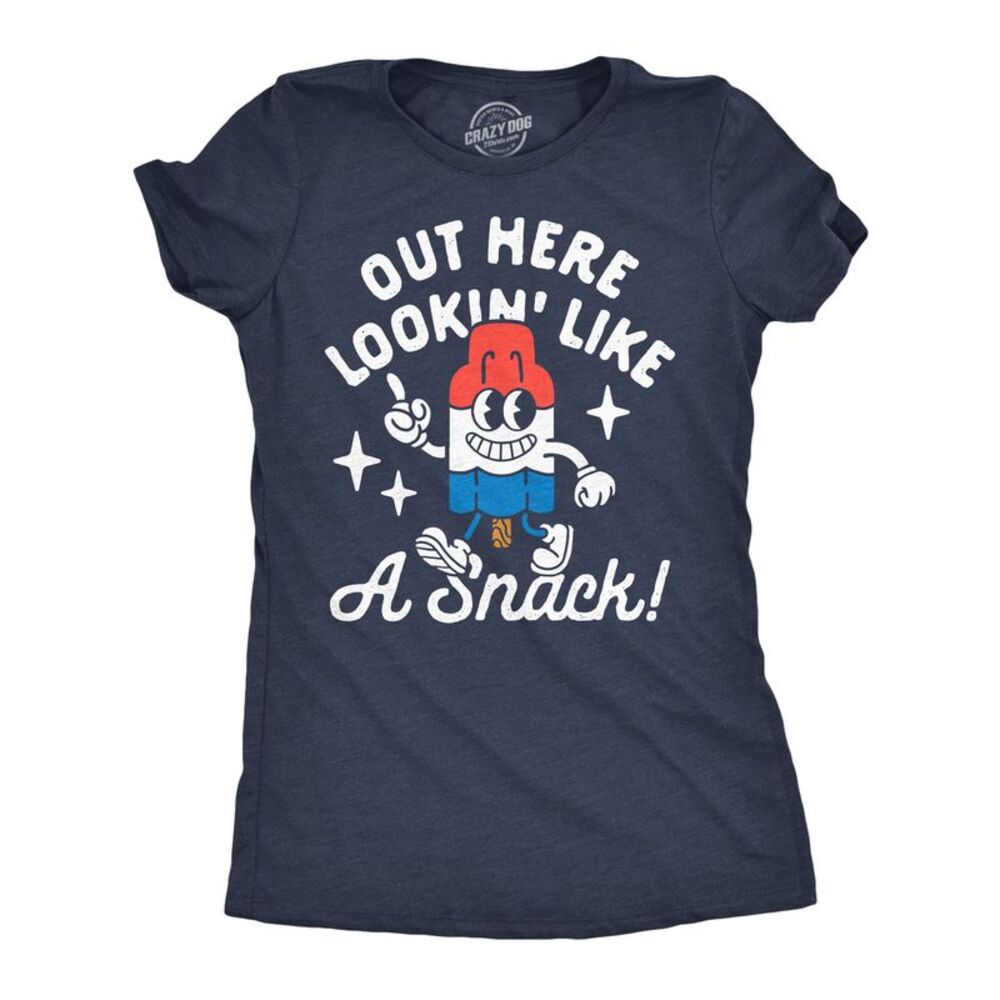 Womens Funny T Shirts Out Here Lookin Like A Snack Ice Pop Sarcastic Popsicle